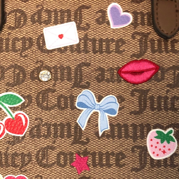 NWT Juicy Couture Chestnut Chino All Things Juicy Satchel - Picture 4 of 11